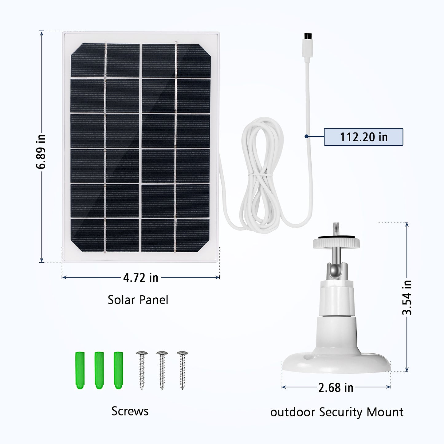 Birdock Solar Panel Set 3V6W