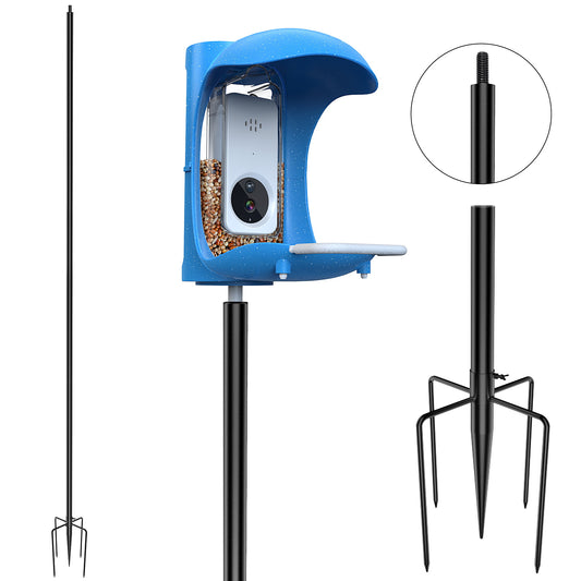 Birdock Adjustable 607 Bird Feeder Pole Mount Kit for Outdoor
