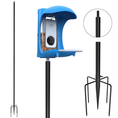 Birdock Adjustable 607 Bird Feeder Pole Mount Kit for Outdoor