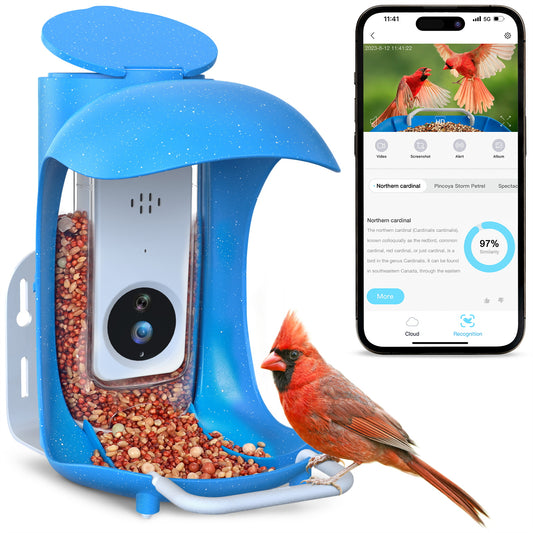 Birdock Smart Bird Feeder with Camera WiFi APP Install